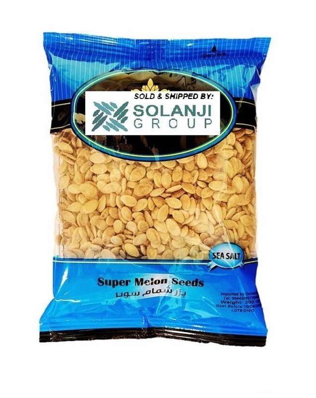 Super Melon Seeds Roasted & Salted One (1) Pack NT.WT. 12.34oz (350g)