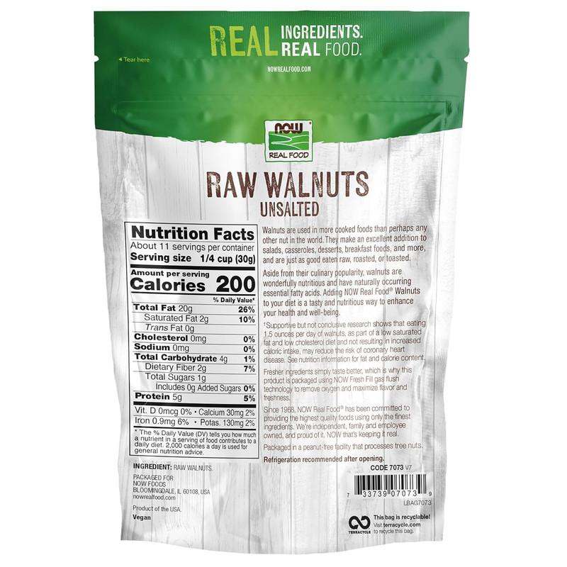 , Walnuts, Raw and Unsalted, Halves and Pieces, Natural Source of Protein and Es gallery