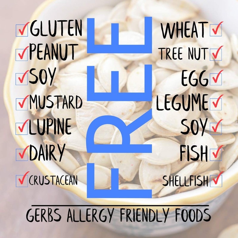 Gerbs Raw Whole Pumpkin Seeds 1 lb. | InShell, 10.5 mm Size, Resealable Bag |... gallery