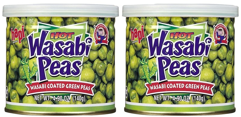 Hapi Hot Wasabi Peas 4.9 oz 2 Packs