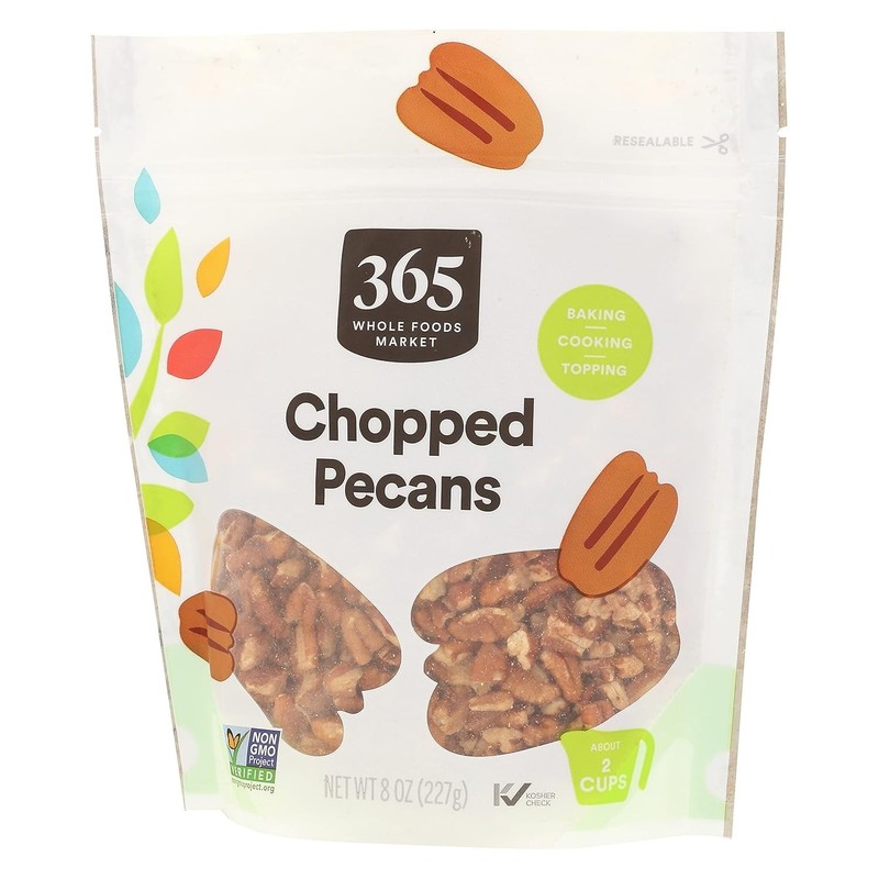 Freshly Chopped Pecans in 8 Ounce Pouch - Sustainably Sourced Delight gallery
