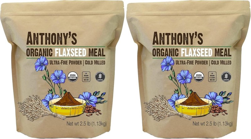 Organic Flaxseed Meal, 2.5 lb, Gluten Free, Ground Ultra Fine Powder, Cold Mi... gallery