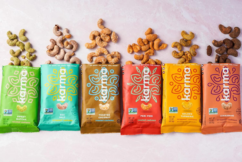 Lightly Salted Cashews with Skin by Karma Nuts Whole Roasted Vegan Gluten Free gallery