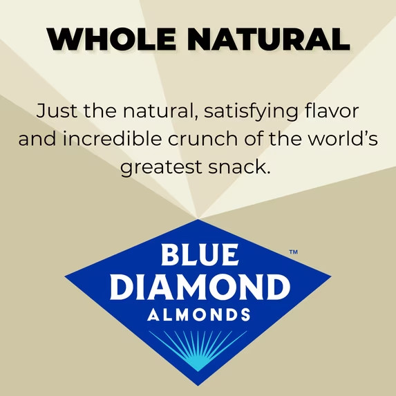 Blue Diamond Almonds, Whole Natural Raw Almonds Perfect for Gluten Free Snacking gallery