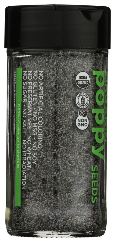 Organic Poppy Seeds By Spicely 2.2 Oz Spice 3 Pack gallery
