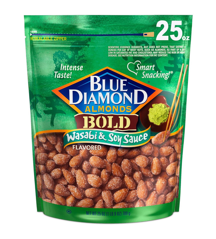 Wasabi & Soy Sauce Flavored Snack Nuts, 25 Oz Resealable Bag (Pack of 1) gallery