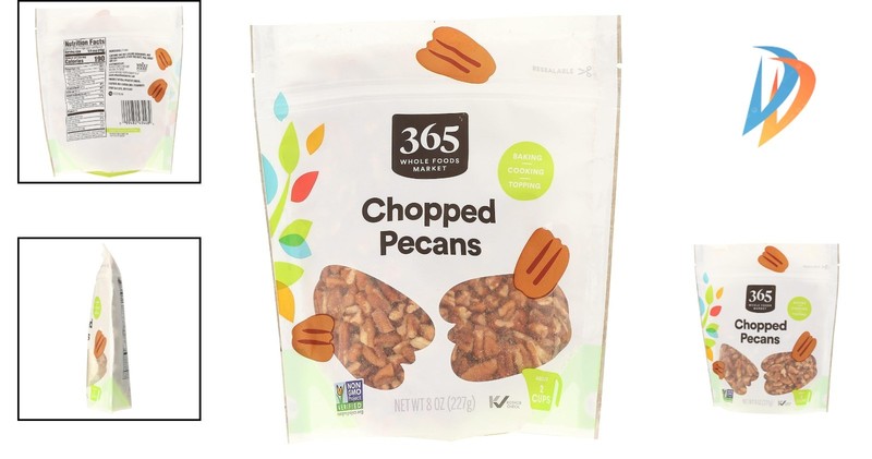 Freshly Chopped Pecans in 8 Ounce Pouch - Sustainably Sourced Delight gallery