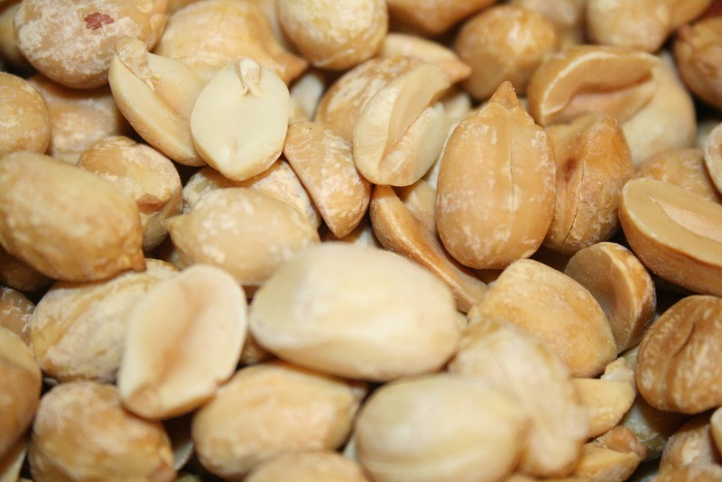 PEANUTS ROASTED SALTED, 1LB