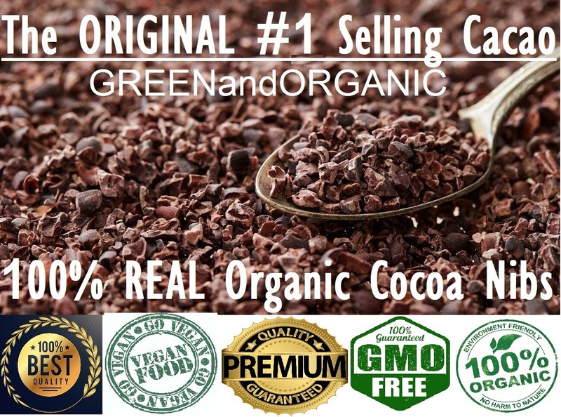 Raw Cacao/Cocoa Nibs 100%Pure Kosher 1lb Raw Chocolate Arriba Nacional Bean 16oz gallery