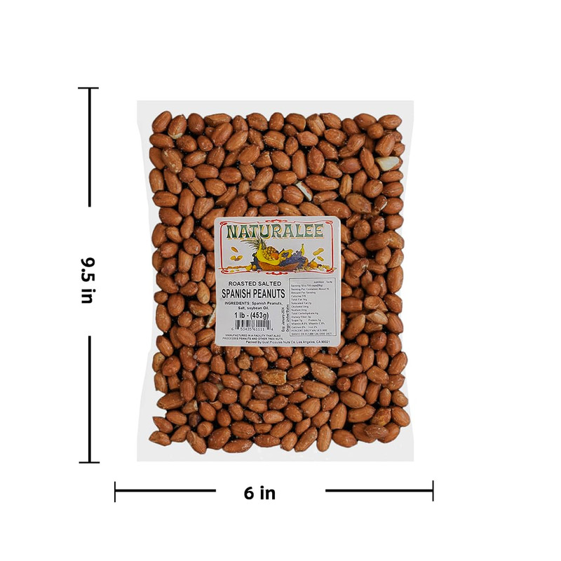 Peanuts, with Skin Spanish Peanuts 1 Lbs - Roasted & Salted - Heart Health, High gallery