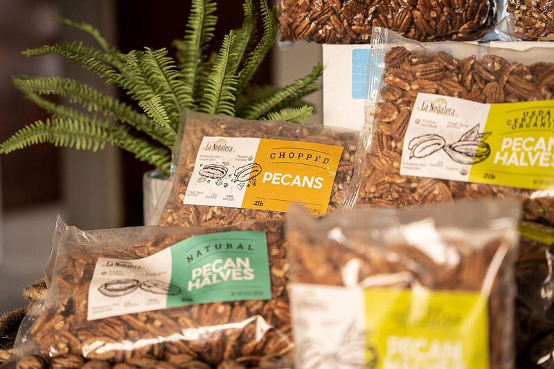 La Nogalera - 2 Lbs Chopped Shelled Pecans. Raw Pecan Nuts That Compare to Organ gallery