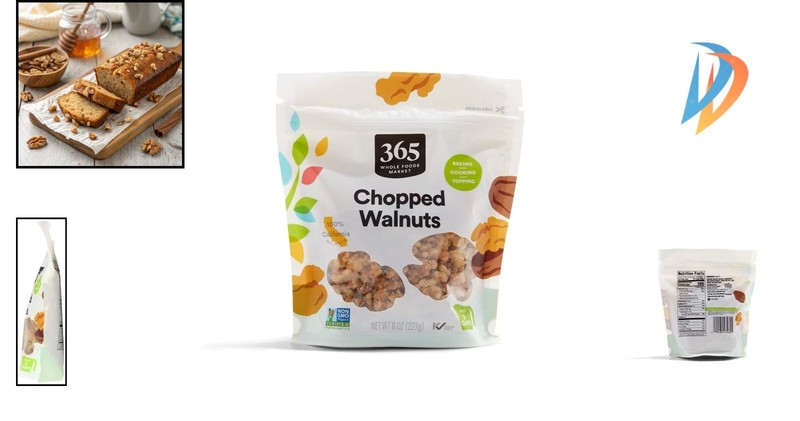 Convenient 8 Ounce Chopped Walnuts - Healthy, Organic, Perfect for Cooking gallery