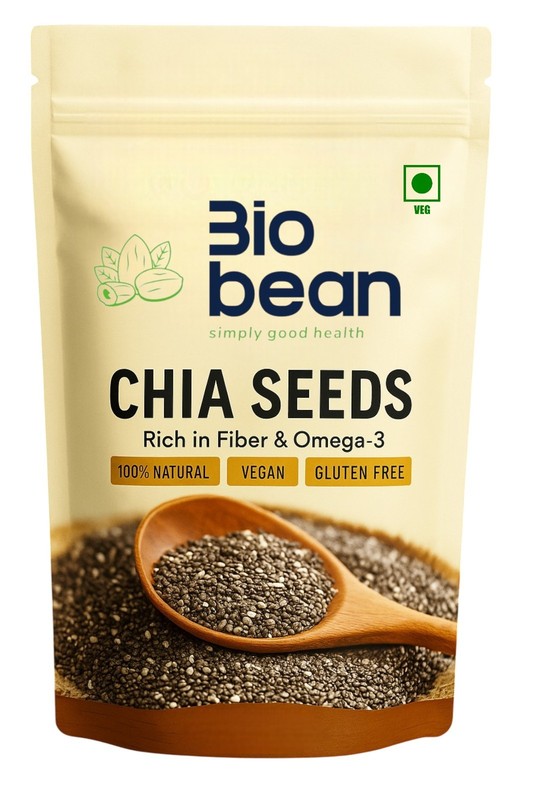 Biobean Premium Chia Seeds 200g | Raw & Natural Superfood | High Fiber & Protein