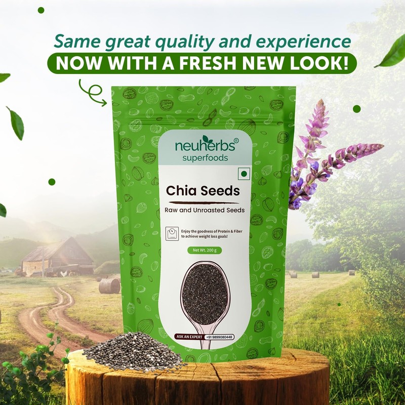 Neuherbs Chia Seeds 200g gallery