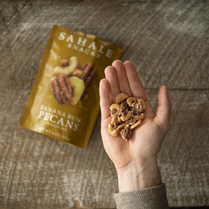 Sahale Snacks Banana Rum Pecans Glazed Mix, 4 Oz gallery