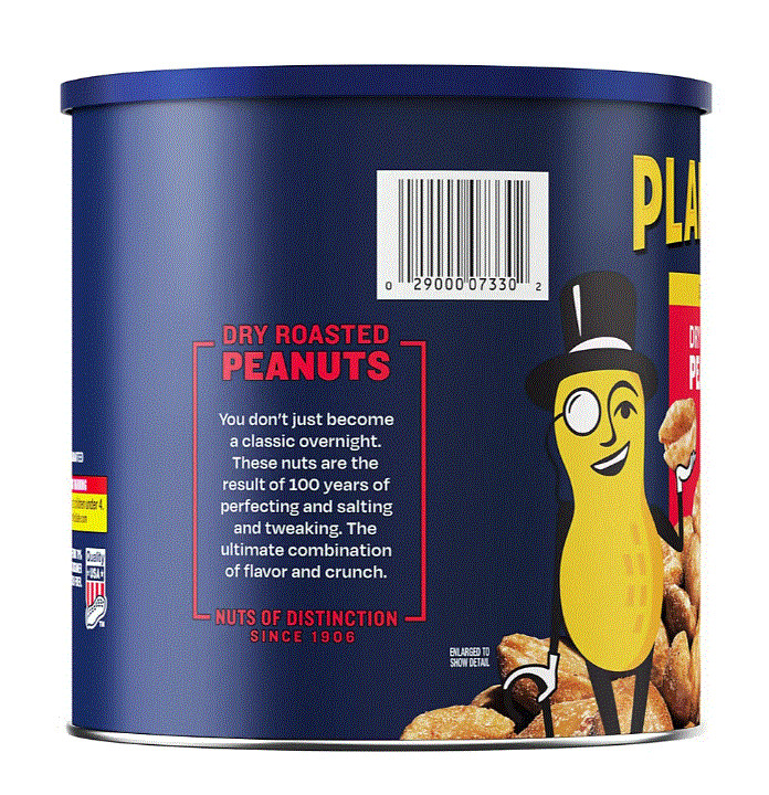 Planters Dry Roasted Peanuts, 3pk 52 oz. (No Ship To CA) gallery