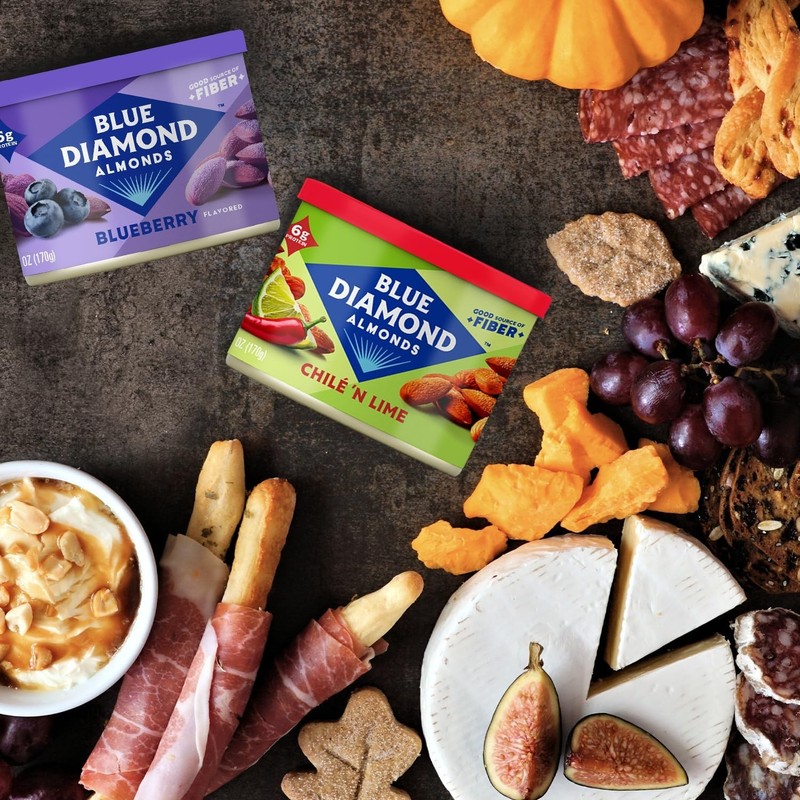 Blue Diamond Almonds, Classic Blueberry Flavored Sweet Snack Nuts, Non-GMO, Kosh gallery