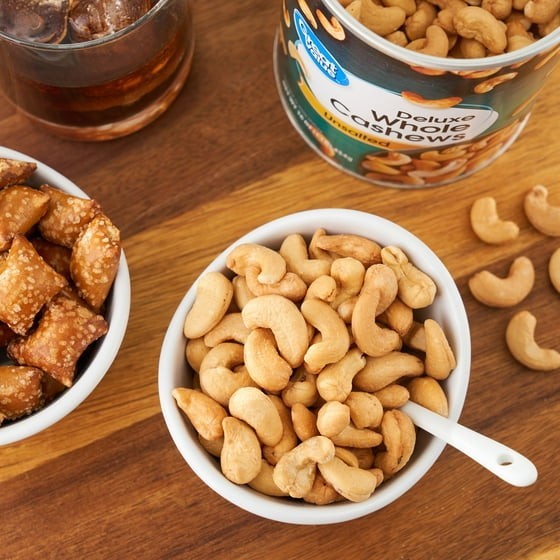 Great Value Deluxe Whole Cashews Unsalted 16 oz Premium Nuts Fast Shipping USA gallery