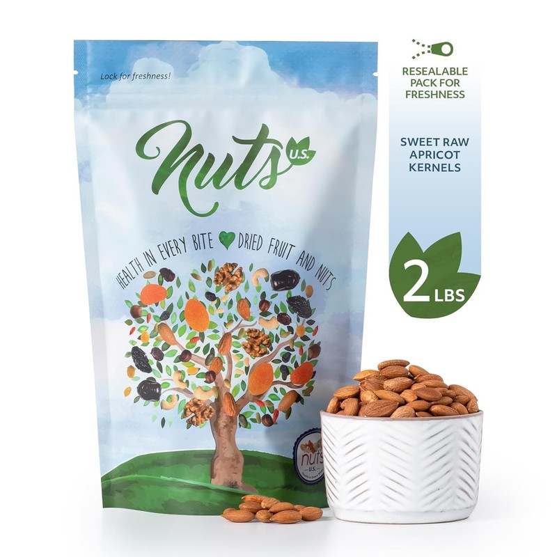 NUTS U.S. - Sweet Raw Apricot Kernels Seeds | Unpasteurized and Non-GMO | No ... gallery