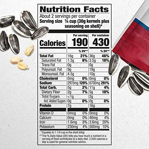 DAVID Roasted and Salted Ranch Jumbo Sunflower Seeds, Keto Friendly, 5.25 oz, 12 gallery