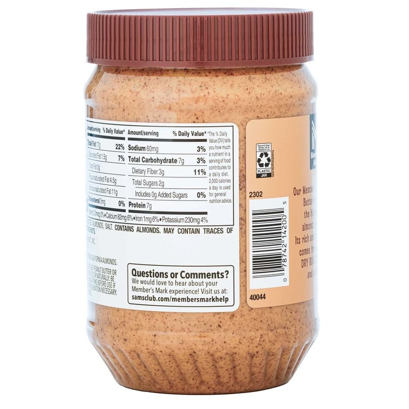 Member's Mark Almond Butter, 24 oz - Creamy & Natural. Free Shipping gallery