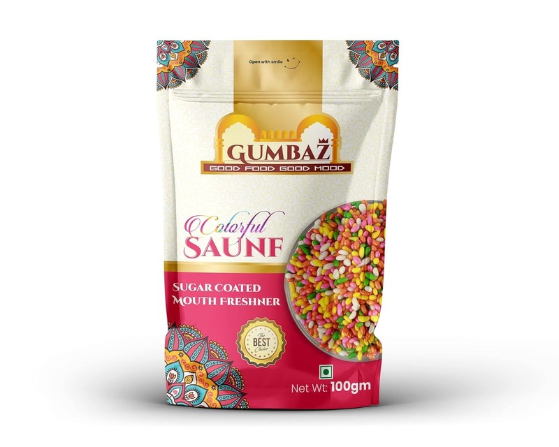 Gumbaz Colourful Fennel Seed 400gm