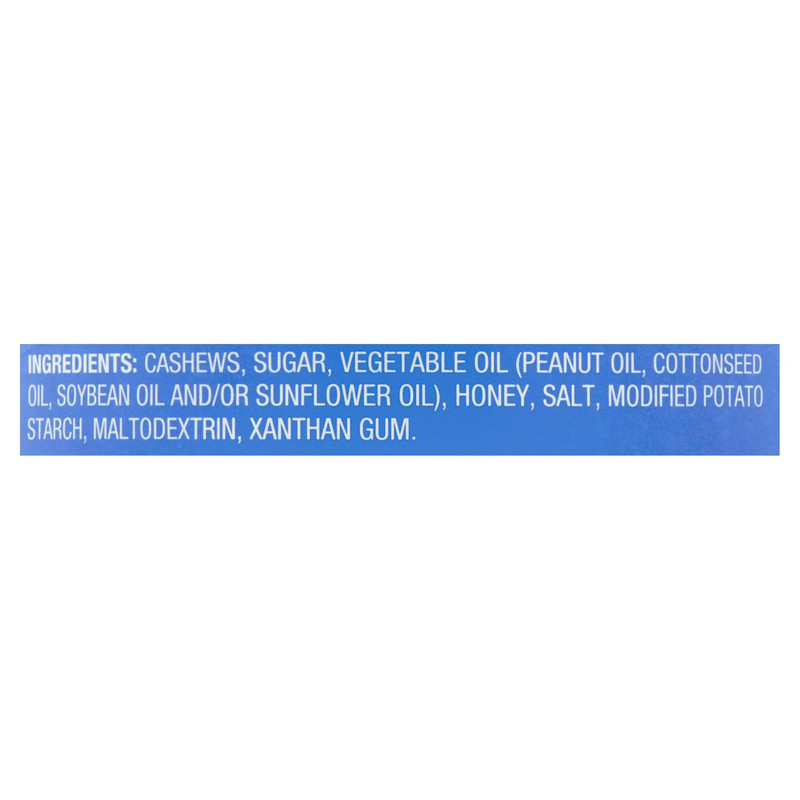 Great Value Honey Roasted Cashews, 8.25 oz gallery
