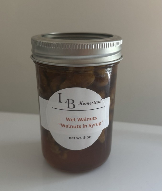 Walnuts In Syrup 8 Oz