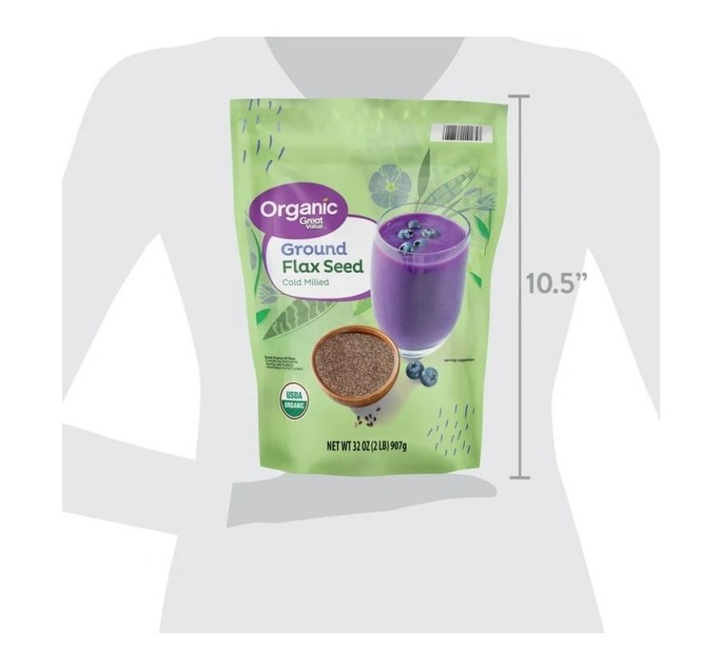 Organic Ground Flax Seed, 32 oz (907g) – USDA Certified, Allergen-Free gallery