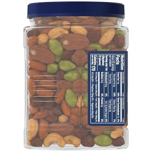 Unsalted Mixed Nuts 34.5 oz Resealable Container Cashews Almonds Hazelnuts gallery