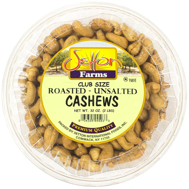 Cashews Roasted Unsalted | Non-Gmo | Premium Quality | Bulk Value Size 32 Oz....