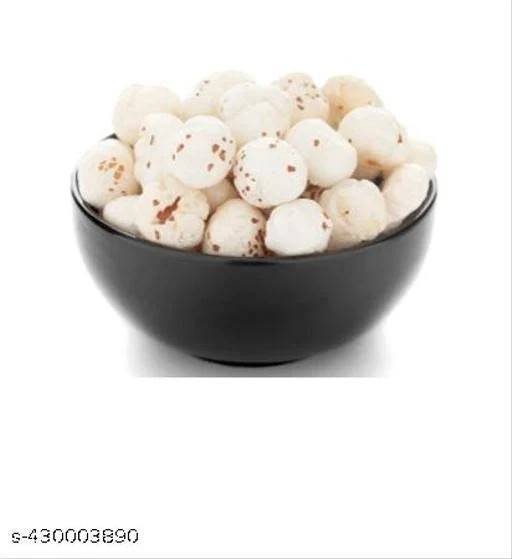 Indian Premium Phool Makhana, Lotus Seeds, Fox Nut Perfect for Daily Snacking gallery