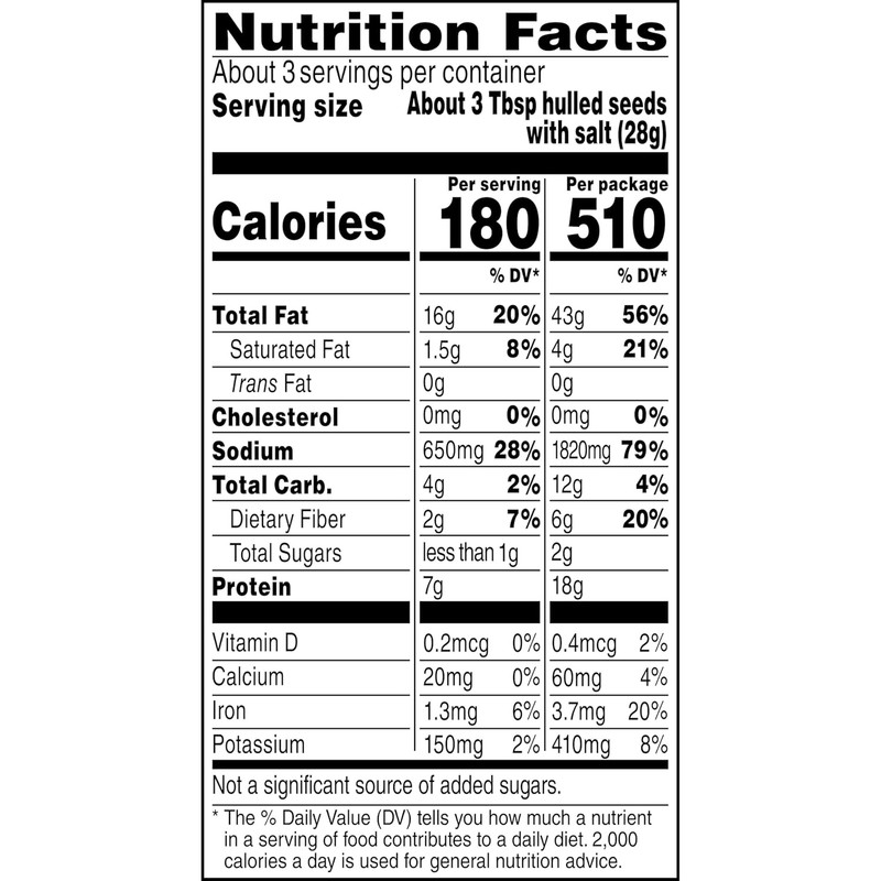 Sunflower Seeds, Salted, 6 Ounce (Pack of 9) gallery