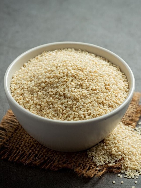 Raw Sesame Seeds White-Hulled 100% Organic Healthy High Quality Ceylon New 1Kg gallery