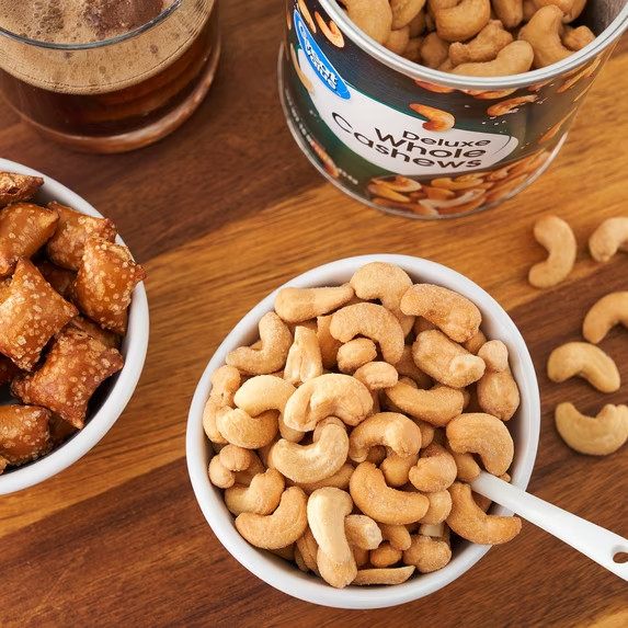2 Pack Great Value Deluxe Whole Cashews, Salted 16 oz Free Shipping gallery