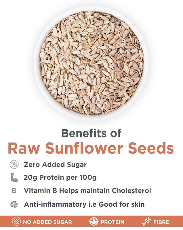 Nutri Organics Raw Sunflower Seeds 1kgm gallery