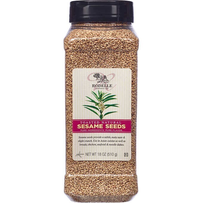 3 pack Sealed Rodelle Toasted Sesame Seeds 18 oz gallery