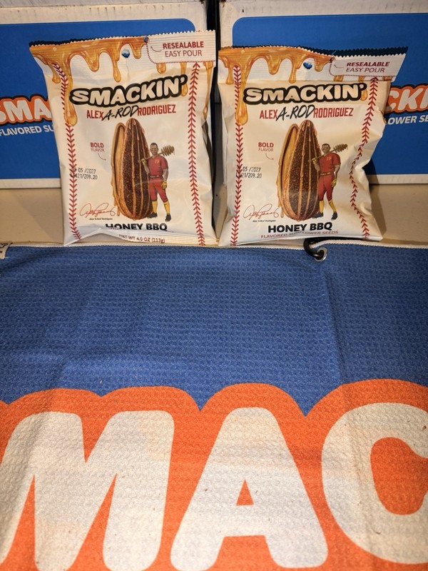Smackin’ Sunflower Seeds – A-ROD’S HONEY BBQ – Limited Edition