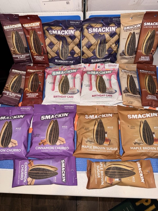 Smackin’ Sunflower Seeds – All The Sweets – Bundle – Blueberry Pie Included!