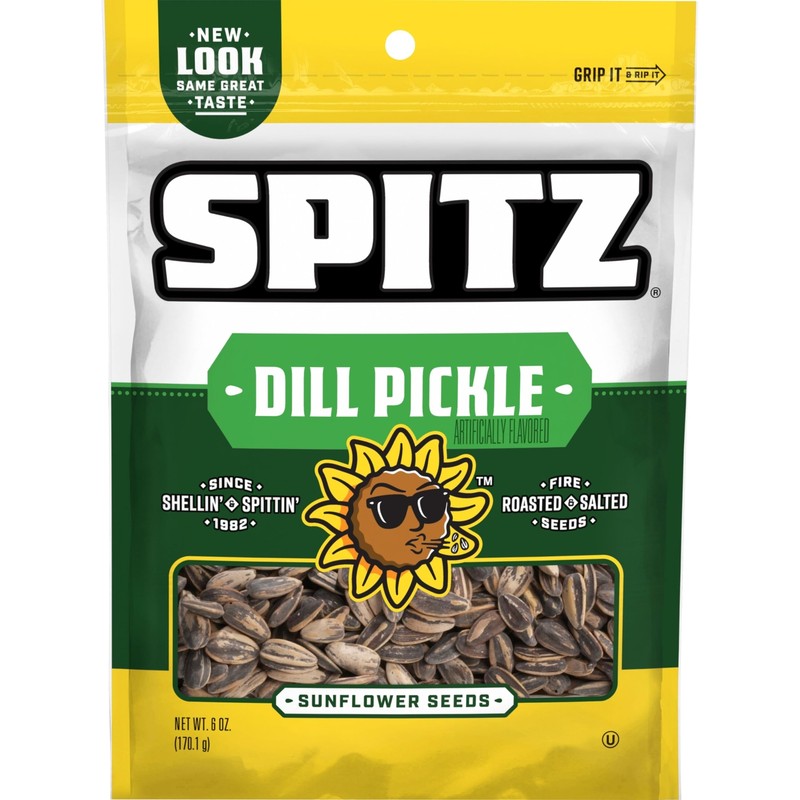 Spitz Sunflower Seeds Dill Pickle 6 Ounce Pack of 9