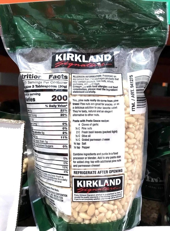 Kirkland Signature Organic Pine Nuts 1.5 lb gallery