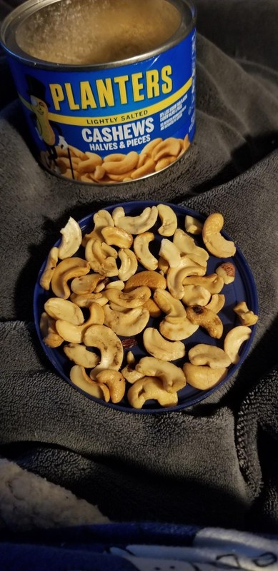 8 Oz Resealable Canister of Lightly Salted Cashews - Nutritious Snack Pack of 2 gallery