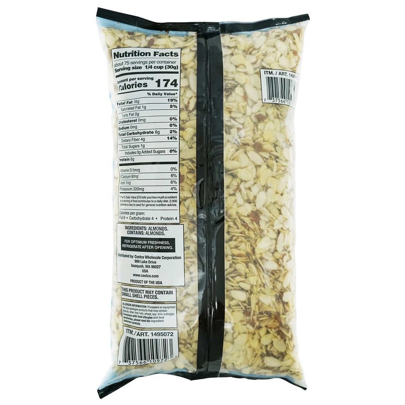Sliced Almonds, 5 lbs Bag Kosher gallery