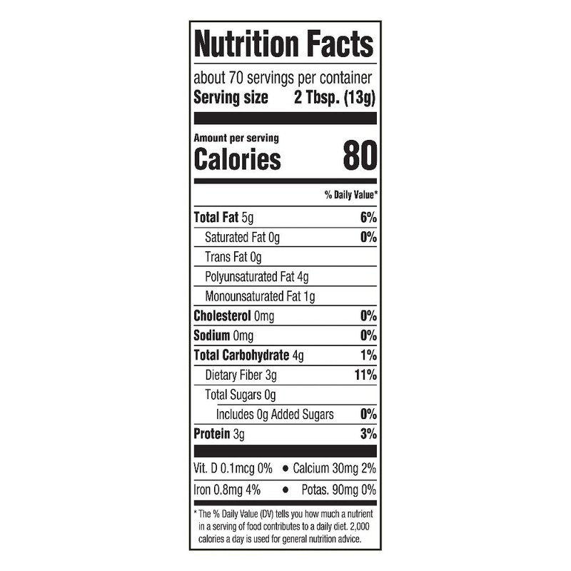 Organic Ground Flaxseed Meal for Baking and Smoothies, 32 oz Bag gallery