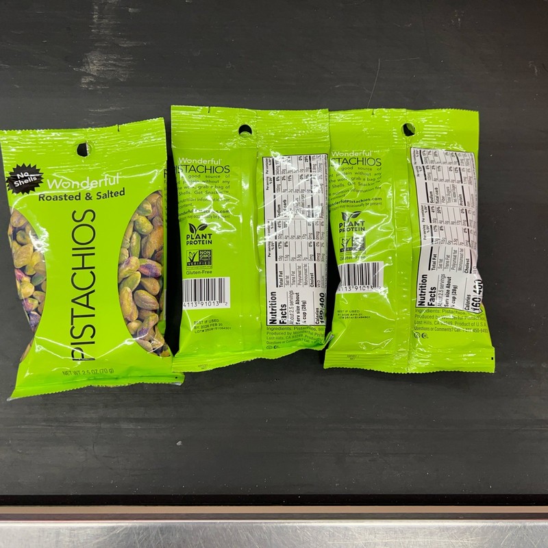 3- Roasted & Salted, No Shells, 2.5 oz (70 g) gallery