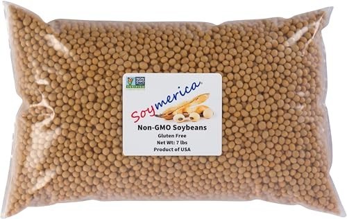Soymerica Non-GMO Soybeans 7 lb for Soy Milk and Tofu USA Product gallery