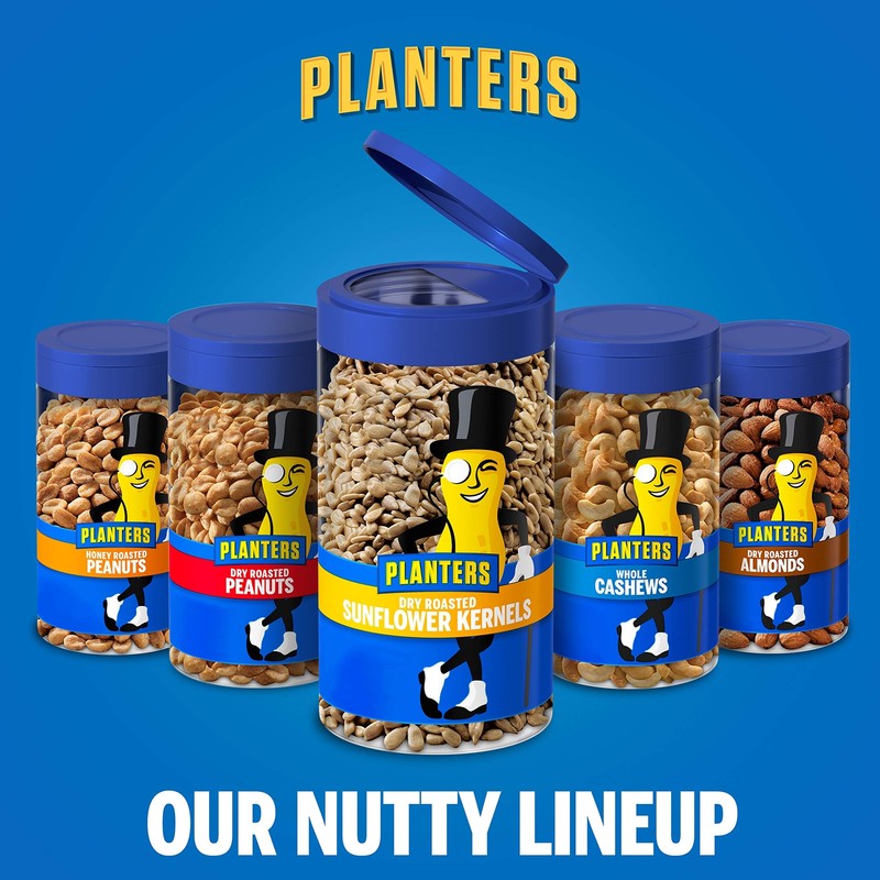Planters Pop & Pour Dry Roasted Sunflower Seeds 4 - 5.85 oz. Jars gallery