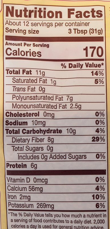 Resealable Organic Whole Golden Flaxseed, 13 Ounce (Pack of 1) gallery