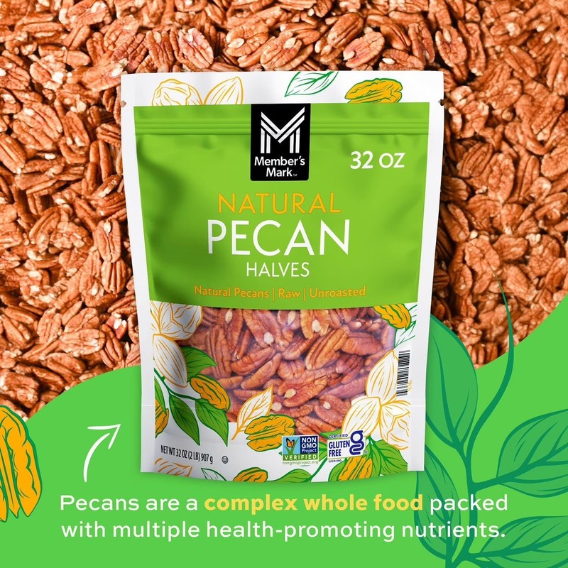 Member's Mark Natural Pecan Halves 32 oz (2 Pack) gallery