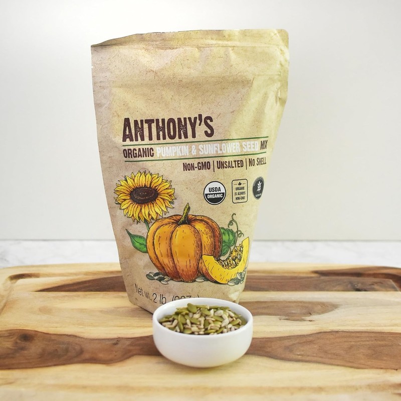 Anty's Organic Pumpkin and Suower Mix, 2 lb, Gluten Free, gallery